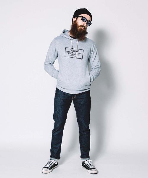 CRIMIE(クライミー)の「SWEAT BOX LOGO HOODIE(パーカー・メンズ・ブラック/ヘザーグレー・XXL/L/M/XL/S)」の7枚目の写真