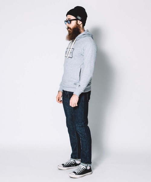 CRIMIE(クライミー)の「SWEAT BOX LOGO HOODIE(パーカー・メンズ・ブラック/ヘザーグレー・XXL/L/M/XL/S)」の10枚目の写真