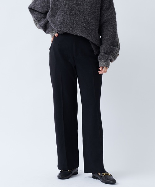 DouDou(ドゥドゥ)の「AWセンプレパンツ(その他パンツ・レディース・ブラック/ベージュ/パープル・36/38)」の1枚目の写真