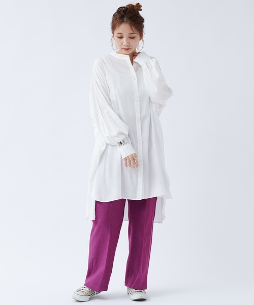DouDou(ドゥドゥ)の「AWセンプレパンツ(その他パンツ・レディース・ブラック/ベージュ/パープル・36/38)」の14枚目の写真