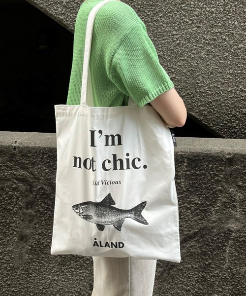 ALAND（エーランド）の「ALAND／FISH GRAPHIC ECO BAG 2919658