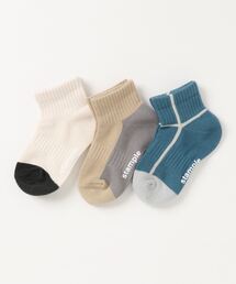 stample | くすみリブアンクルソックス　3P(ソックス/靴下)