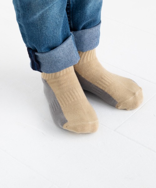 stample（スタンプル）の「くすみリブアンクルソックス　3P（ソックス/靴下・キッズ・A・LL/S/M/L）」の4枚目の写真