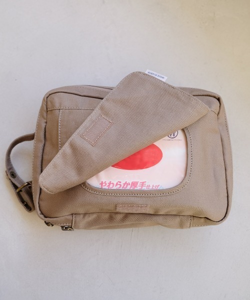 ALEXIA STAM（アリシアスタン）の「Logo Diaper Pouch/ロゴダイパーポーチ（おむつ用品/おむつポーチ・レディース・ブラウン/アイボリー・FREE）」の12枚目の写真