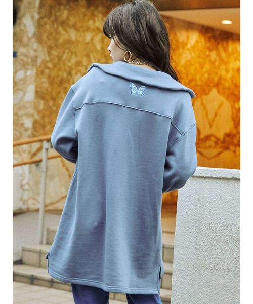 jouetie（ジュエティ）の「チャイナチュニック（スウェット・レディース・アイボリー/ブルー/ブラック・MEDIUM）」の17枚目の写真