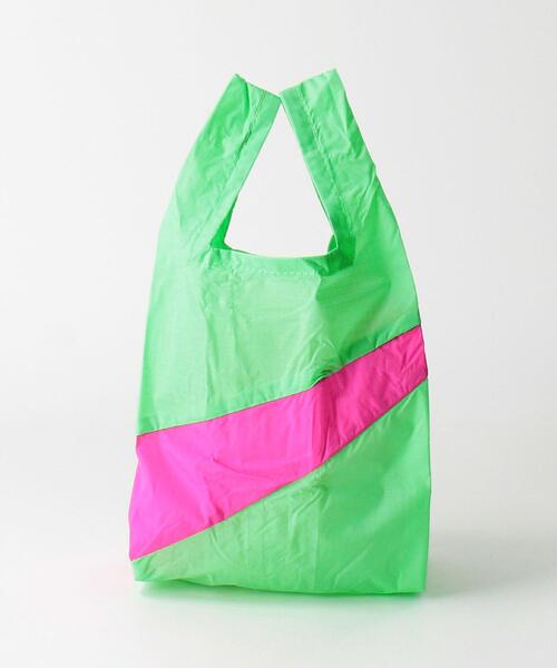 SUSAN BIJL（スーザンベル）の「＜SUSAN BIJL＞ショッピングバッグ S（エコバッグ/サブバッグ・レディース・ライトピンク/ワインレッド/ライム/ライラック/ベージュ/その他1/クリーム/ダークグリーン/ライトブルー・FREE）」の9枚目の写真