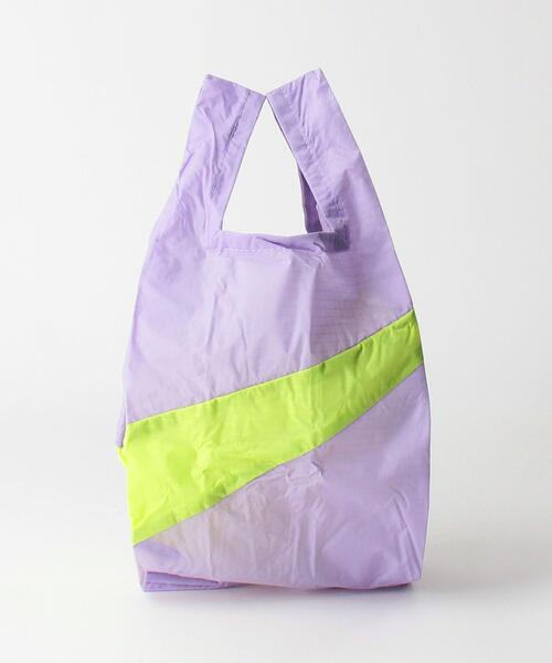 SUSAN BIJL（スーザンベル）の「＜SUSAN BIJL＞ショッピングバッグ S（エコバッグ/サブバッグ・レディース・ライトピンク/ワインレッド/ライム/ライラック/ベージュ/その他1/クリーム/ダークグリーン/ライトブルー・FREE）」の6枚目の写真