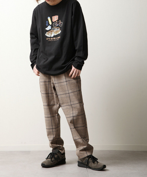ZIP FIVE(ジップファイブ)の「【ZIP FIVE】立体凹凸プリントレトロイラスト長袖Tシャツ ロンT(Tシャツ/カットソー・メンズ・ホワイト/ブラック系/ピンク/サックスブルー/ベージュ系/ホワイト系・MEDIUM/LARGE)」の13枚目の写真