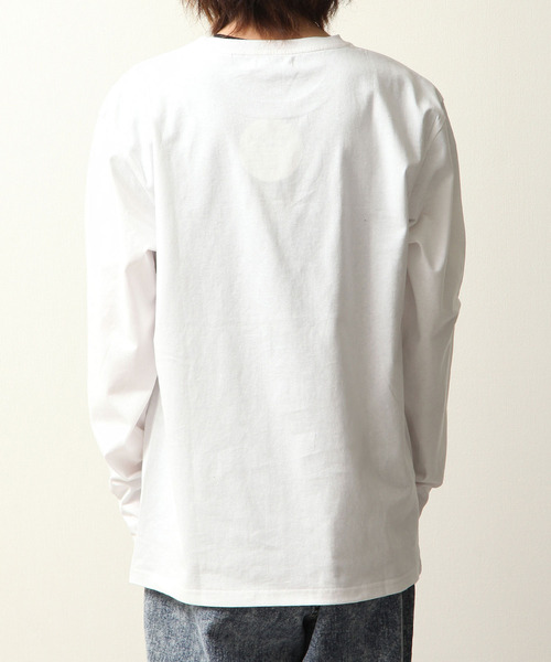 ZIP FIVE(ジップファイブ)の「【ZIP FIVE】立体凹凸プリントレトロイラスト長袖Tシャツ ロンT(Tシャツ/カットソー・メンズ・ホワイト/ブラック系/ピンク/サックスブルー/ベージュ系/ホワイト系・MEDIUM/LARGE)」の19枚目の写真