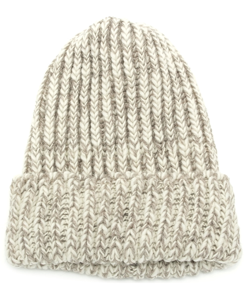 ROSE BUD（ローズバッド）の「(HIGHLAND2000) #001 SLUB BOB CAP（ニットキャップ/ビーニー・レディース・ブラック/ベージュ系その他/ナチュラル/イエロー/ワイン・ONE SIZE）」の2枚目の写真
