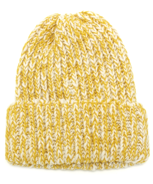 ROSE BUD（ローズバッド）の「(HIGHLAND2000) #001 SLUB BOB CAP（ニットキャップ/ビーニー・レディース・ブラック/ベージュ系その他/ナチュラル/イエロー/ワイン・ONE SIZE）」の4枚目の写真
