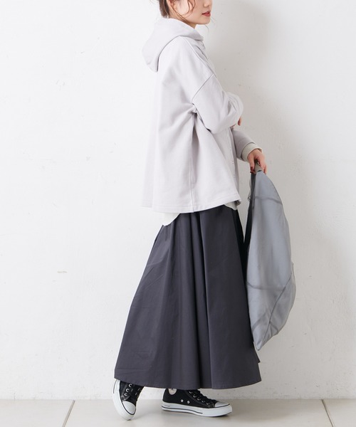 PUAL CE CIN（ピュアルセシン）の「【Du noir】スナップボタンフードカーディガン（カーディガン/ボレロ・レディース・オフホワイト/ブラック/グレー・FREE）」の12枚目の写真