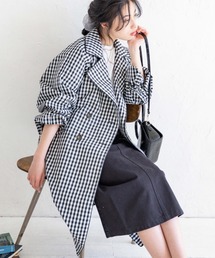 Mysa&Liina | パイピングトレンチコート(トレンチコート)