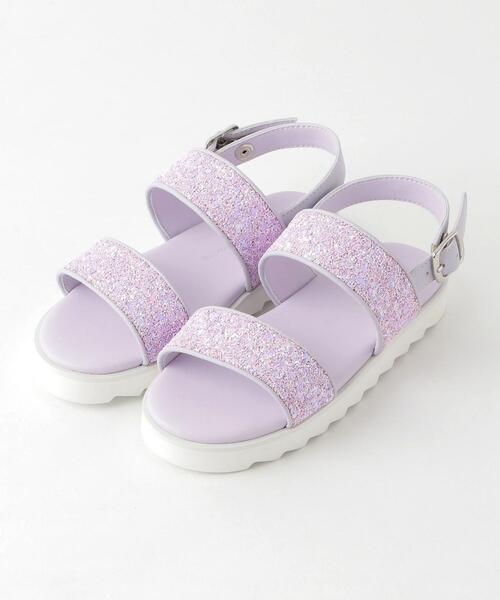 green label relaxing（グリーンレーベルリラクシング）の「GLR サンダル/ ホワイトソール 18cm-22cm（サンダル・キッズ・ピンク/シルバー/イエロー・22cm/17cm/18cm/19cm/20cm/21cm）」の6枚目の写真
