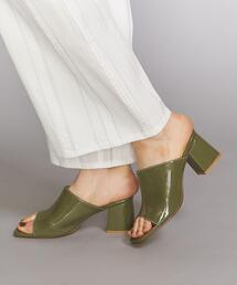 BEAUTY&YOUTH UNITED ARROWS | BY フェイクレザー オープンカーブミュール(サンダル)