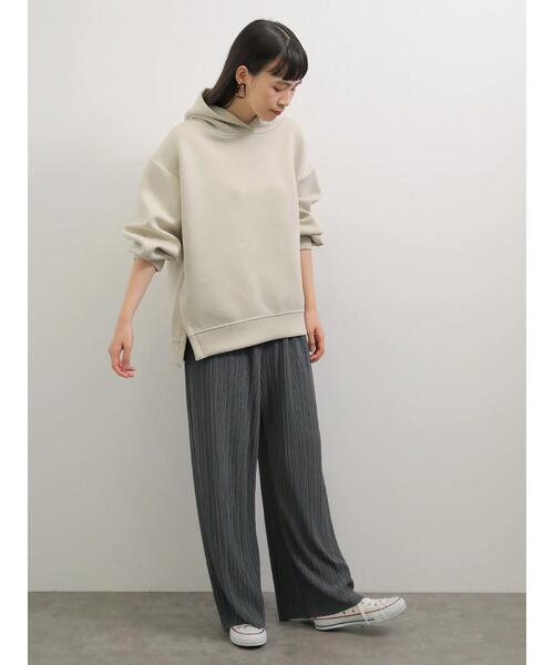 AMERICAN HOLIC(アメリカンホリック)の「サイドボタンポンチフーディッドプルオーバー *(Tシャツ/カットソー・レディース・サックスブルー/オフホワイト/グレイッシュベージュ・M/L)」の17枚目の写真