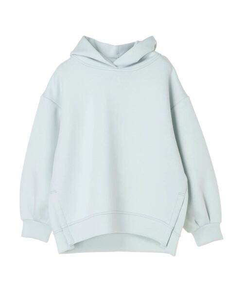 AMERICAN HOLIC(アメリカンホリック)の「サイドボタンポンチフーディッドプルオーバー *(Tシャツ/カットソー・レディース・サックスブルー/オフホワイト/グレイッシュベージュ・M/L)」の9枚目の写真