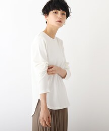 OPAQUE.CLIP | GIZAコットン リブトップス(Tシャツ/カットソー)