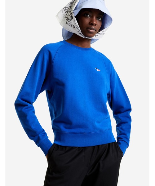 トップス TRICOLOR FOX PATCH ADJUSTED SWEATSHIRT Maison Kitsune（メゾンキツネ）の「TRICOLOR FOX PATCH ADJUSTED