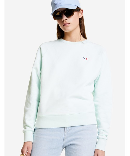 トップス TRICOLOR FOX PATCH ADJUSTED SWEATSHIRT Maison Kitsune（メゾンキツネ）の「TRICOLOR FOX PATCH ADJUSTED