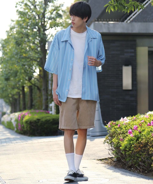 Ocean Pacific(オーシャンパシフィック)の「【OP / オーピー】コーデュロイショーツ / CORDUROY SHORTS / ユニセックス(その他パンツ・メンズ・ピンク/グリーン/オフホワイト/ネイビー/ブルー/カーキ/ベージュ・MEDIUM/LARGE/X-LARGE)」の3枚目の写真