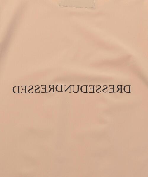 DRESSEDUNDRESSED（ドレスドアンドレスド）の「＜DRESSEDUNDRESSED＞ INVERT LOGO SLIM TEE/Tシャツ（Tシャツ/カットソー・メンズ・ベージュ・2）」の4枚目の写真