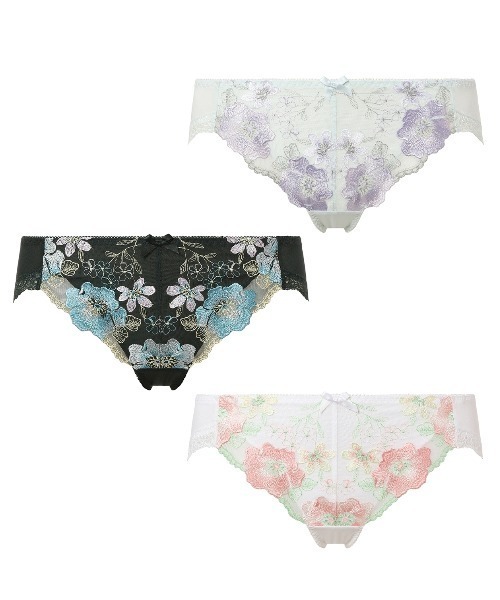 Triumph(トリンプ)の「トリンプ AC006 レギュラーショーツ 37-1 Hikini 37 Y0 S6 RL1(ショーツ・レディース・ブルー/グリーン/ホワイト・M/L)」の9枚目の写真