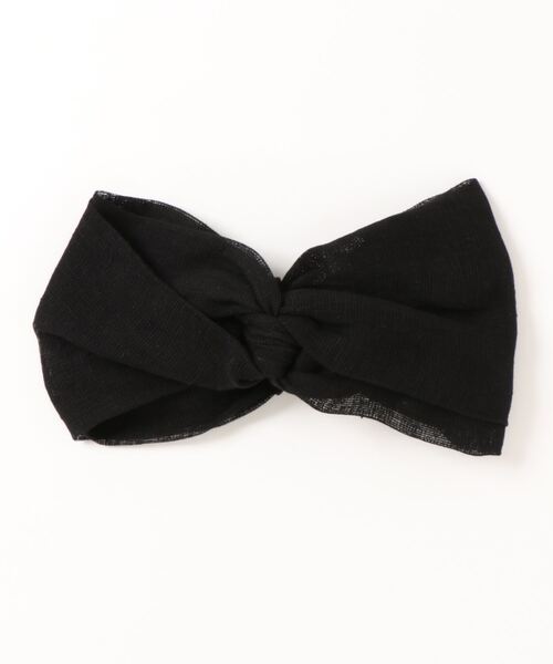 SLOBE IENA(スローブイエナ)の「【La Maison de Lyllis/ラメゾンドリリス】 MUSUBI◆(ヘアバンド・レディース・ブラック/ベージュ・FREE)」の8枚目の写真