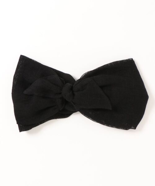 SLOBE IENA(スローブイエナ)の「【La Maison de Lyllis/ラメゾンドリリス】 MUSUBI◆(ヘアバンド・レディース・ブラック/ベージュ・FREE)」の3枚目の写真