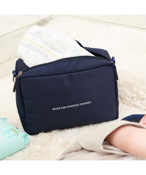 SweetMommy（スウィートマミー）の「撥水オムツポーチ・マルチポーチ【ANY】（おむつ用品/おむつポーチ・レディース・ブラック/ネイビー/グレー・FREE）」の5枚目の写真