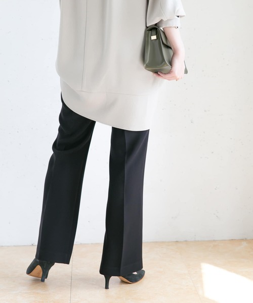 URBAN RESEARCH ROSSO（アーバンリサーチロッソ）の「ベーシックセミフレアパンツ（その他パンツ・レディース・ミント/ブラック/オリーブ・36/38）」の13枚目の写真