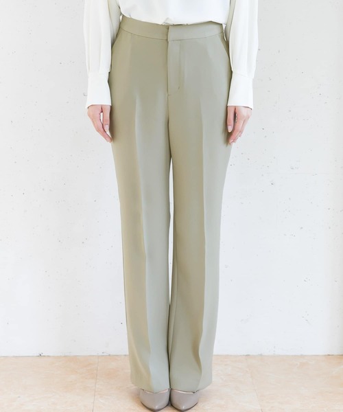 URBAN RESEARCH ROSSO（アーバンリサーチロッソ）の「ベーシックセミフレアパンツ（その他パンツ・レディース・ミント/ブラック/オリーブ・36/38）」の16枚目の写真