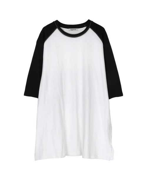 Figments（フィグメンツ）の「オーバーラグランT（Tシャツ/カットソー・レディース・ブラック/グリーン・FREE）」の10枚目の写真