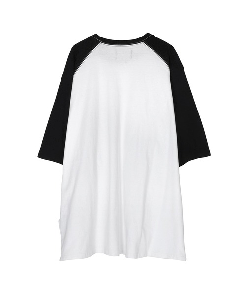 Figments（フィグメンツ）の「オーバーラグランT（Tシャツ/カットソー・レディース・ブラック/グリーン・FREE）」の11枚目の写真