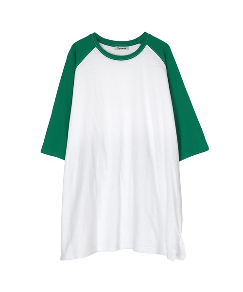 Figments（フィグメンツ）の「オーバーラグランT（Tシャツ/カットソー・レディース・ブラック/グリーン・FREE）」の17枚目の写真