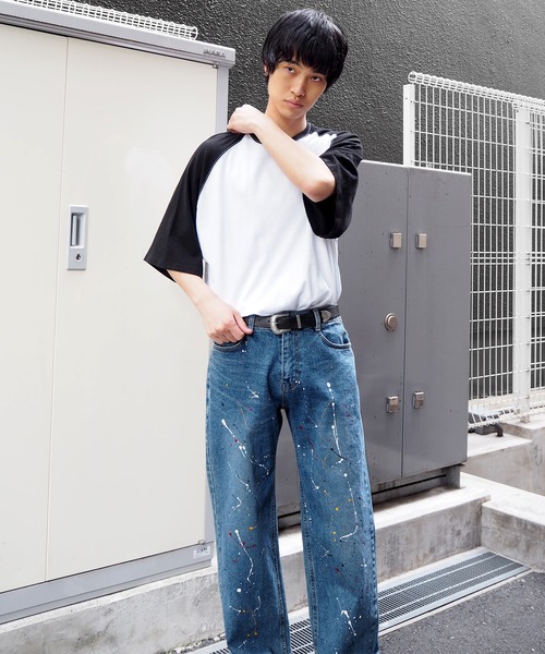 Figments（フィグメンツ）の「オーバーラグランT（Tシャツ/カットソー・レディース・ブラック/グリーン・FREE）」の16枚目の写真