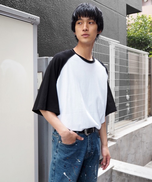 Figments（フィグメンツ）の「オーバーラグランT（Tシャツ/カットソー・レディース・ブラック/グリーン・FREE）」の15枚目の写真