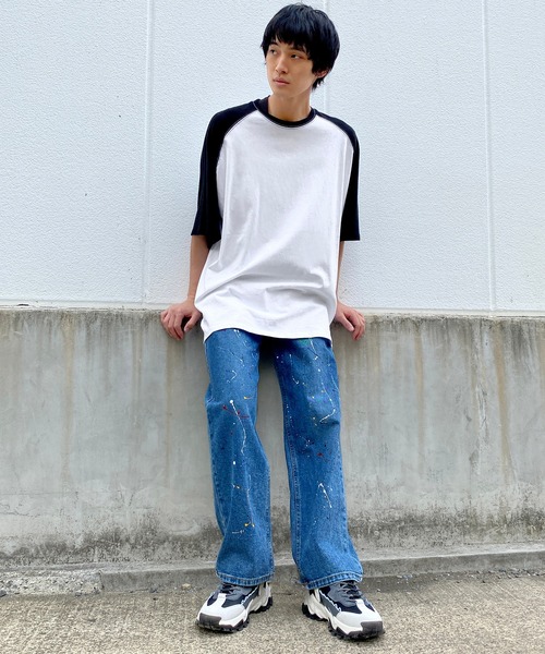 Figments（フィグメンツ）の「オーバーラグランT（Tシャツ/カットソー・レディース・ブラック/グリーン・FREE）」の13枚目の写真