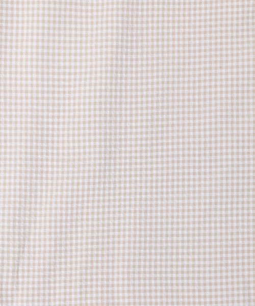 WC(ダブル シー)の「ギンガムチェックサロペット(サロペット/オーバーオール・レディース・ブラック/ベージュ・FREE)」の6枚目の写真