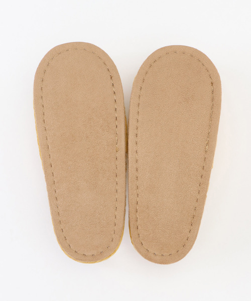 LBC（エルビーシー）の「【洗濯機で丸洗い】YORI 外縫いワッフルスリッパ M（ルームシューズ/スリッパ・レディース・グリーン/オフホワイト/チャコールグレー/イエロー・M）」の6枚目の写真