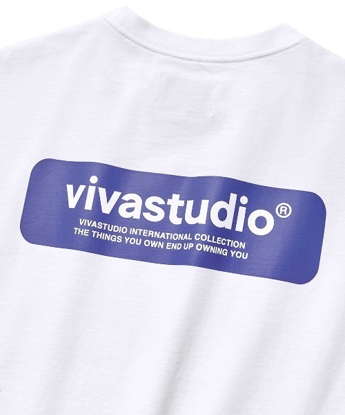 VIVASTUDIO(ビバスタジオ)の「BOX LOGO SHORT SLEEVE(Tシャツ/カットソー・メンズ・ブラック/ホワイト・MEDIUM/SMALL/X-LARGE/LARGE)」の5枚目の写真
