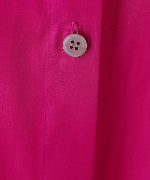 JET（ジェット）の「◆【ウォッシャブル】スノーサテン半袖シャツ（シャツ/ブラウス・レディース・ピンク系/グリーン/ダークブラウン・04）」の13枚目の写真