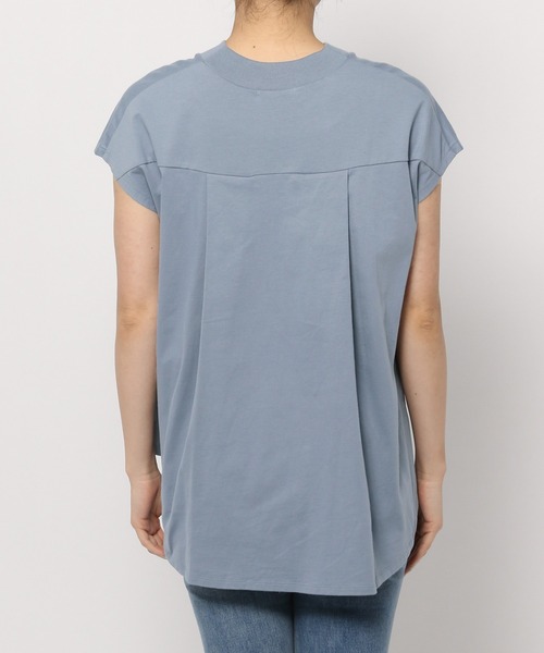 GLOBAL WORK（グローバルワーク）の「リラックス美人ハイネックフレンチ/941553（Tシャツ/カットソー・レディース・ブラック/ホワイト/ベージュ/サックスブルー/カーキ・MEDIUM/LARGE）」の11枚目の写真