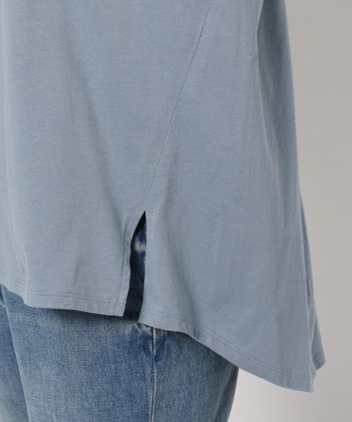 GLOBAL WORK（グローバルワーク）の「リラックス美人ハイネックフレンチ/941553（Tシャツ/カットソー・レディース・ブラック/ホワイト/ベージュ/サックスブルー/カーキ・MEDIUM/LARGE）」の8枚目の写真