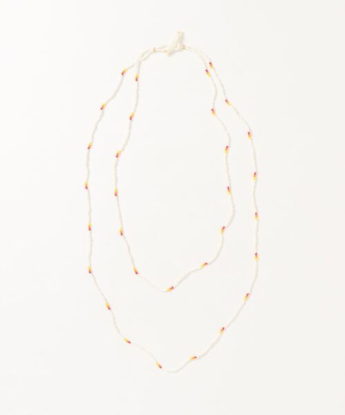 WHIMSIC（ウィムジック）の「【WHIMSIC】ビーズネックレスセットBIGシャツ（シャツ/ブラウス・メンズ・ブルー/ホワイト/ミント・FREE）」の7枚目の写真