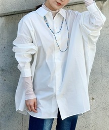 WHIMSIC | 【WHIMSIC】ビーズネックレスセットBIGシャツ(シャツ/ブラウス)