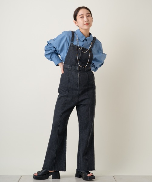 WHIMSIC（ウィムジック）の「【WHIMSIC】ビーズネックレスセットBIGシャツ（シャツ/ブラウス・メンズ・ブルー/ホワイト/ミント・FREE）」の11枚目の写真