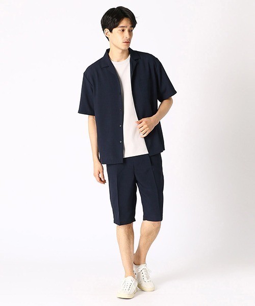 COMME CA ISM（コムサイズム）の「オープンカラーシャツ（シャツ/ブラウス・メンズ・ブラック/ベージュ/ネイビー/カーキ・MEDIUM/LARGE/X-LARGE）」の6枚目の写真