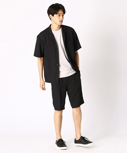 COMME CA ISM（コムサイズム）の「オープンカラーシャツ（シャツ/ブラウス・メンズ・ブラック/ベージュ/ネイビー/カーキ・MEDIUM/LARGE/X-LARGE）」の5枚目の写真