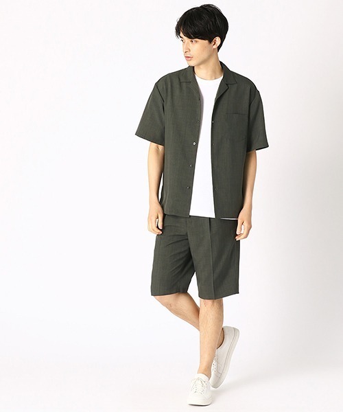 COMME CA ISM（コムサイズム）の「オープンカラーシャツ（シャツ/ブラウス・メンズ・ブラック/ベージュ/ネイビー/カーキ・MEDIUM/LARGE/X-LARGE）」の8枚目の写真